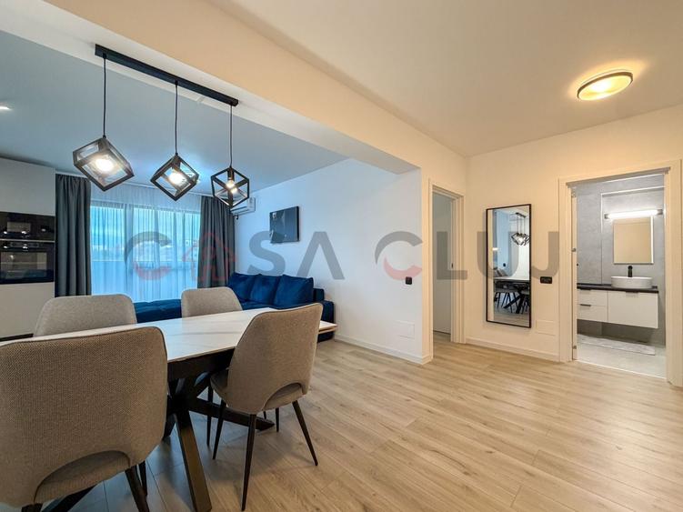 Apartament cu 2 camere semidecomandat, mobilat în Zorilor