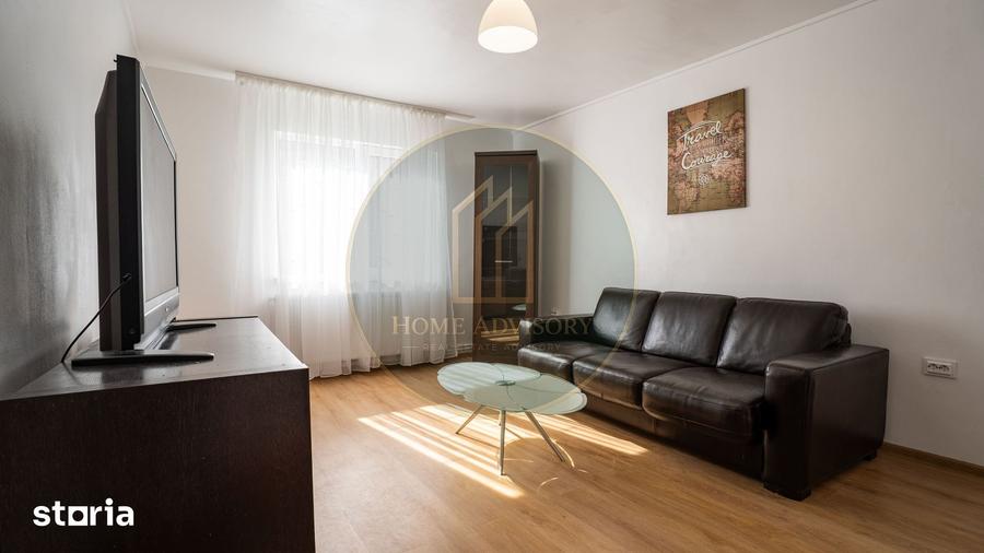 Apartament cu 2 camere decomandat, mobilat în Sud