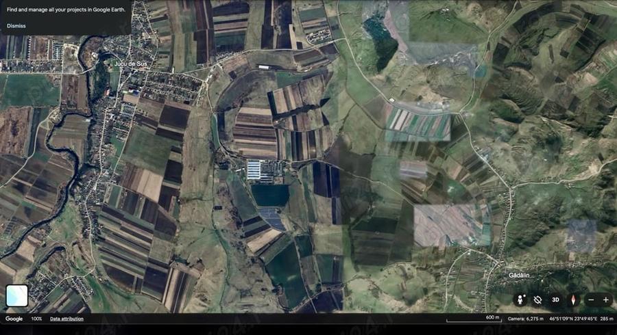 Teren de 11600 mp, în Jucu