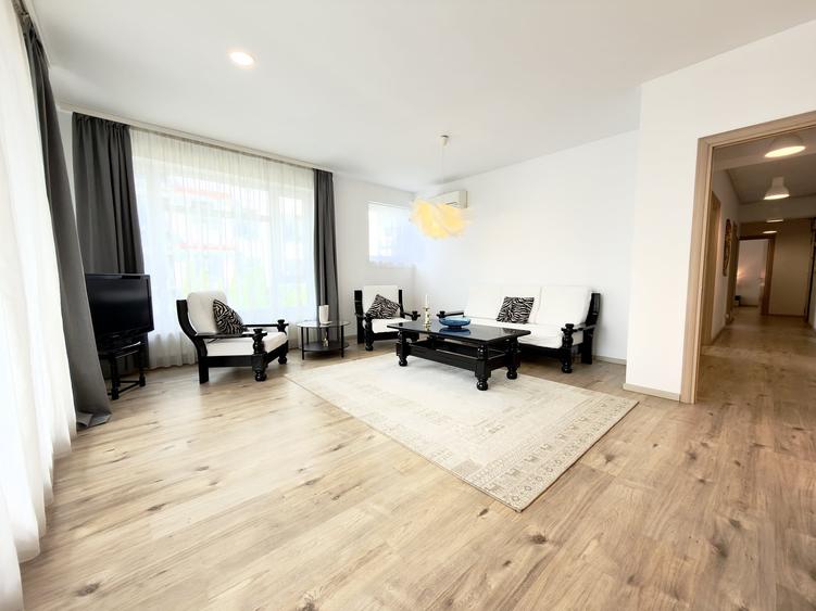 Apartament cu 3 camere decomandat, mobilat în Barbu Văcărescu