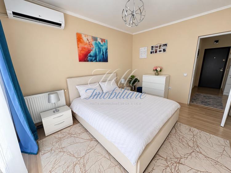 Apartament cu 2 camere semidecomandat, mobilat în Florești