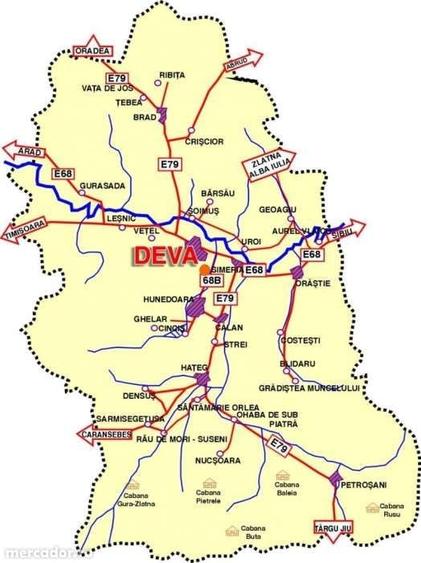 Teren Deva, zona Licee, 1000m2 Construibil (Utilitati la 50m) - 1
