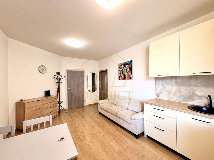 Apartament cu 2 camere semidecomandat, mobilat în Giroc