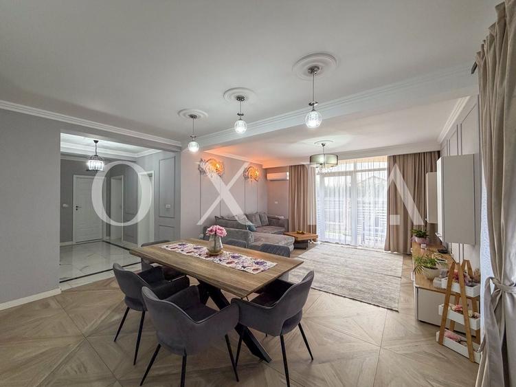 Apartament cu 3 camere semidecomandat, mobilat în Giroc