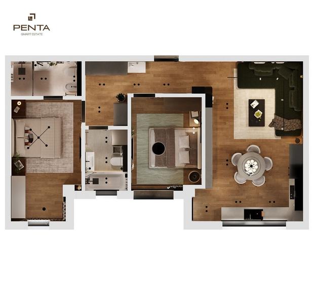 Apartament cu 2 camere în Central