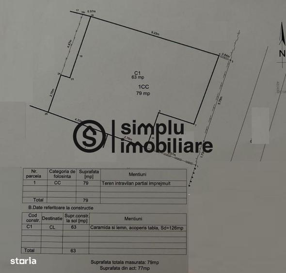 Casă cu 4 camere cu Teren 79 Mp în Siloz