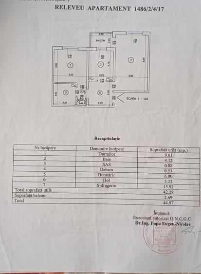 Apartament cu 2 camere decomandat, mobilat în Nicolina