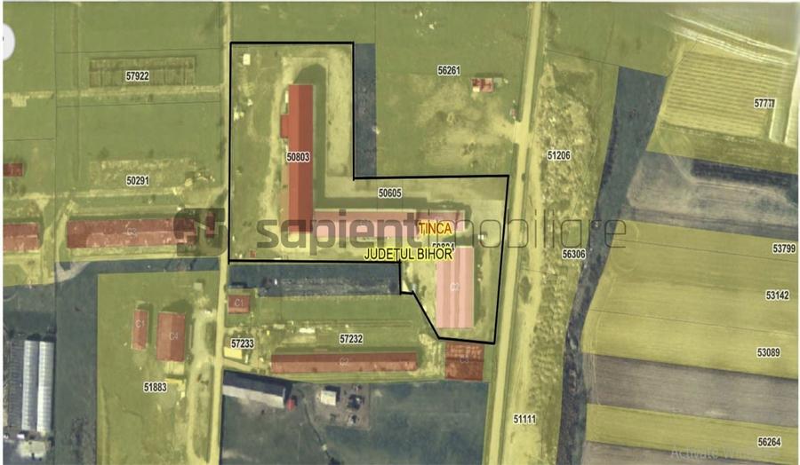 Spațiu industrial, de 4,162 mp, în Tinca