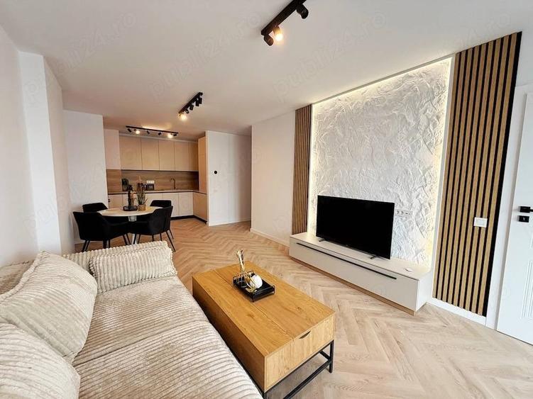 Apartament nou cu 3 camere confort sporit, 84mp, finisat, mobilat si utilat, cu 2 bai, in Plopilor - 1
