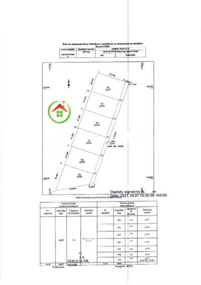 Teren Construcții intravilan de 770 mp, în Podu Iloaiei