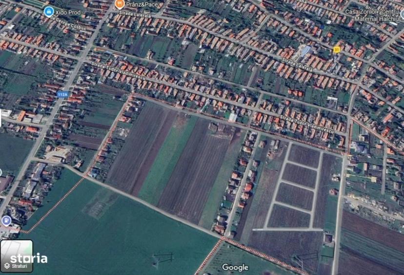 Teren Construcții intravilan de 502 mp, în Hălchiu