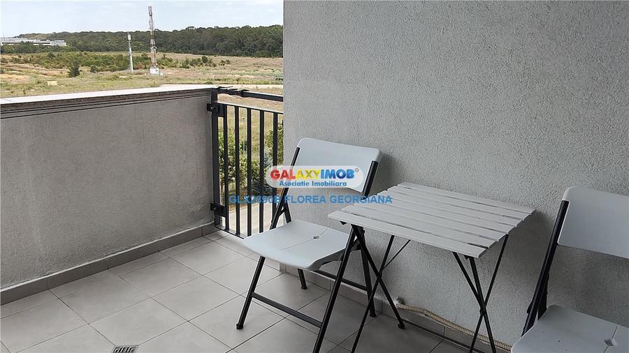 Apartament cu 3 camere semidecomandat, mobilat în Băneasa
