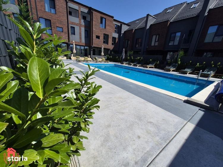 Tunari-Complex residential securizat, piscina exterioara, pompe caldur - 8