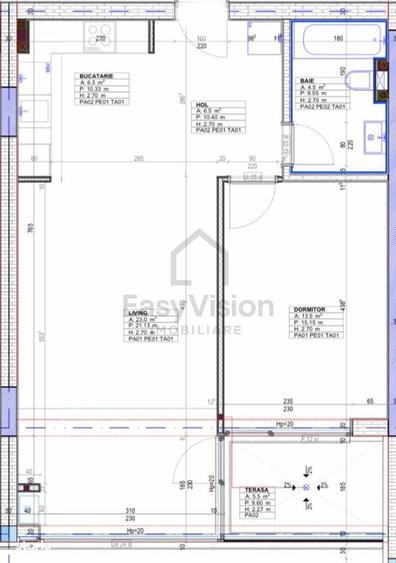 Apartament cu 2 camere, mobilat în Bucureștii Noi