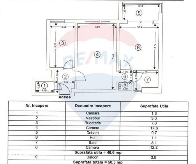 Apartament 2 camere, B-dul Victoriei - 3