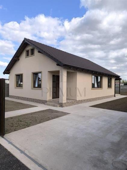 Casă individuală cu 3 camere cu Canalizare în Sânmihaiu Român