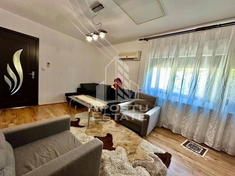 Apartament cu 2 camere semidecomandat în Aradului