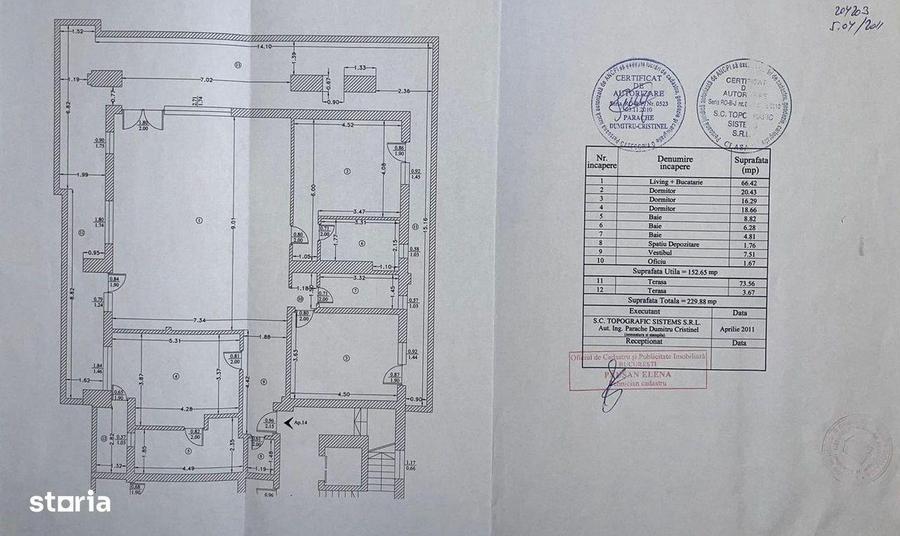 Apartament cu 4 camere în Arcul de Triumf