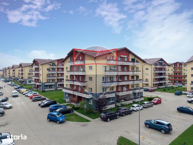 Apartament cu 2 camere, mobilat în Sânpetru