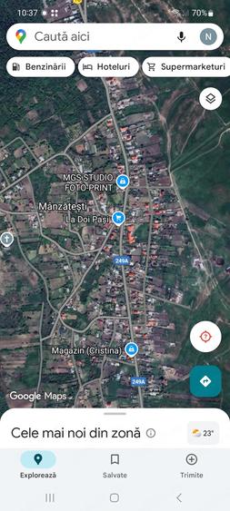 Teren de 1000 mp, în Tomești