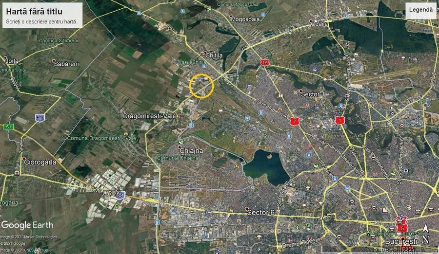 Teren Construcții intravilan de 23500 mp, în Exterior Nord