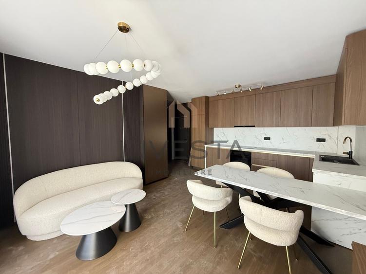 Apartament cu 2 camere semidecomandat, mobilat în Florești