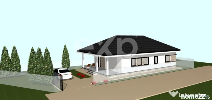 Casă cu 4 camere cu Teren 400 Mp în Bradu