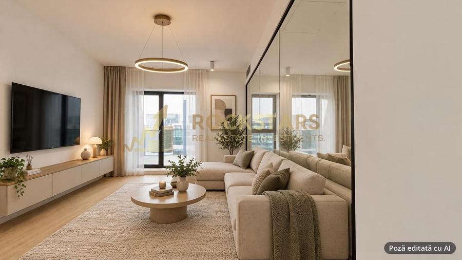 Apartament cu 2 camere decomandat în Pipera