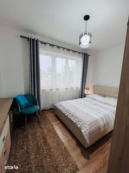 Apartament cu 3 camere semidecomandat, mobilat în Central