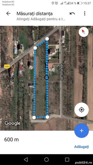 Teren de 2500 mp, în Păulești