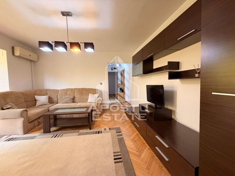 Apartament cu 2 camere semidecomandat, mobilat în Lugojului