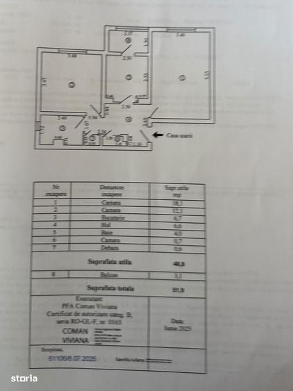 Apartament cu 2 camere decomandat în Micro 14