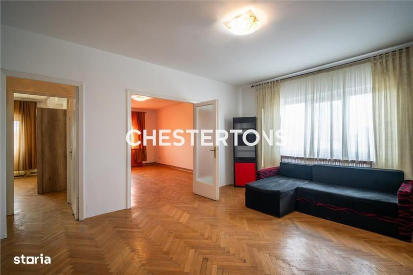 Penthouse deasupra orasului - apartament de vanzare cu terasa, semineu - 4
