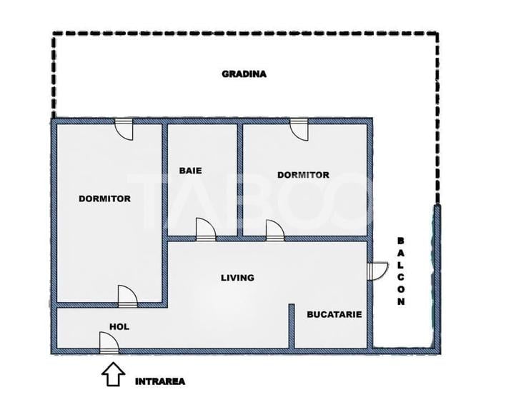 Apartament decomandat 3 camere balcon si gradina Kaufland Arhitectilor - 6