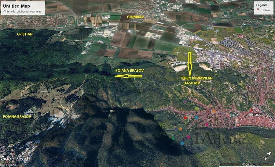 Teren Construcții intravilan de 16650 mp, în Drumul Poienii
