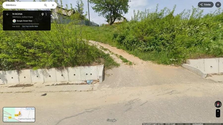 Teren de 1500 mp, în Glâmbocu