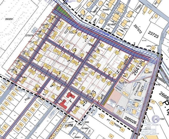 Teren Construcții intravilan de 513 mp, în Borhanci