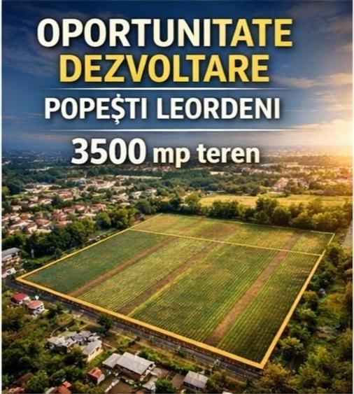 Teren de 700 mp, în Exterior Sud
