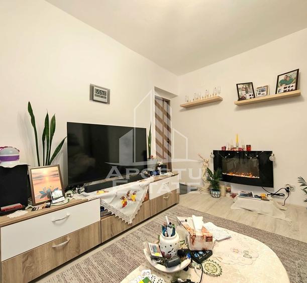 Apartament cu 2 camere semidecomandat, mobilat în Șag