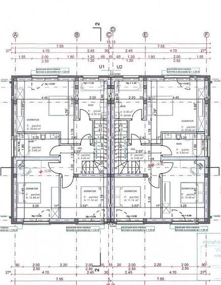 Duplex cu 4 camere cu Canalizare în Borhanci
