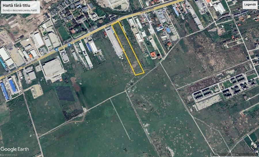 Teren Construcții intravilan de 12964 mp, în Centura Nord