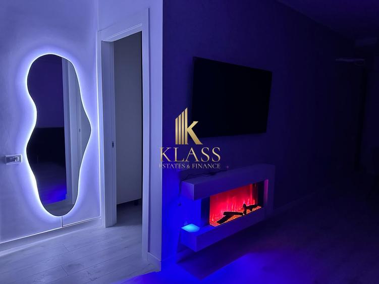 Apartament cu 2 camere semidecomandat, mobilat în Pipera