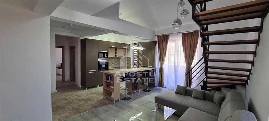 Apartament cu 3 camere semidecomandat, mobilat în Giroc