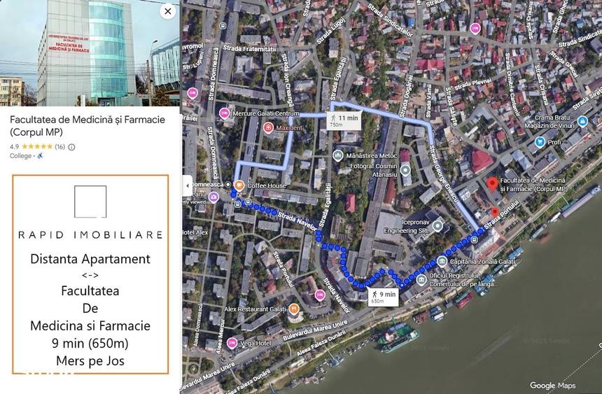 Apartament cu 2 camere decomandat în Sud
