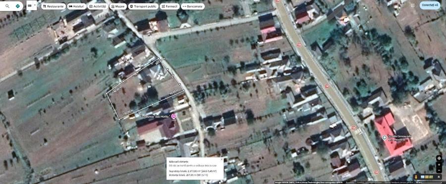 Casă individuală cu 5 camere cu Teren 2311 Mp în Leordina