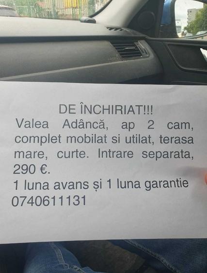 Apartament cu 2 camere decomandat în Valea Adâncă