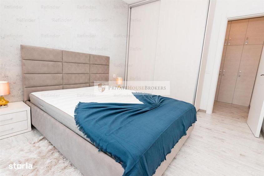 Apartament cu 2 camere semidecomandat, mobilat în Tei