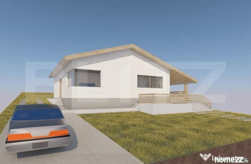 Casă cu 4 camere cu Teren 800 Mp în Bod