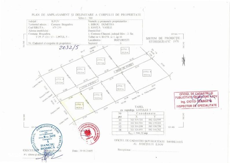 Teren de 583 mp, în Haliu