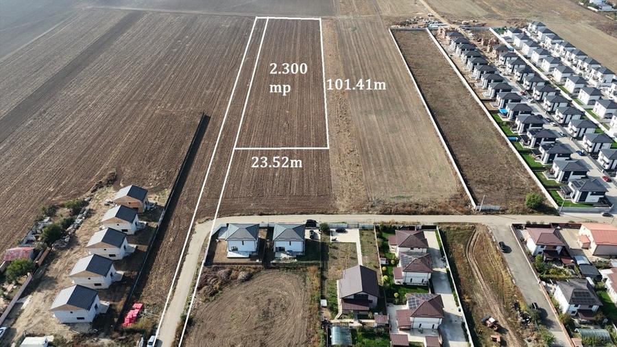 Teren Construcții intravilan de 2300 mp, în Centura Est